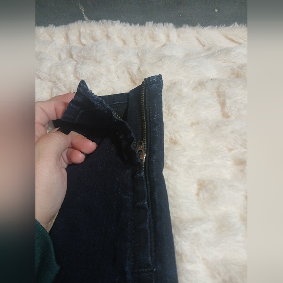 Rag & Bone Jeans 27 Cate Mid Rise Ankle Zip Skinny Midnight Blue - Picture 9 of 11